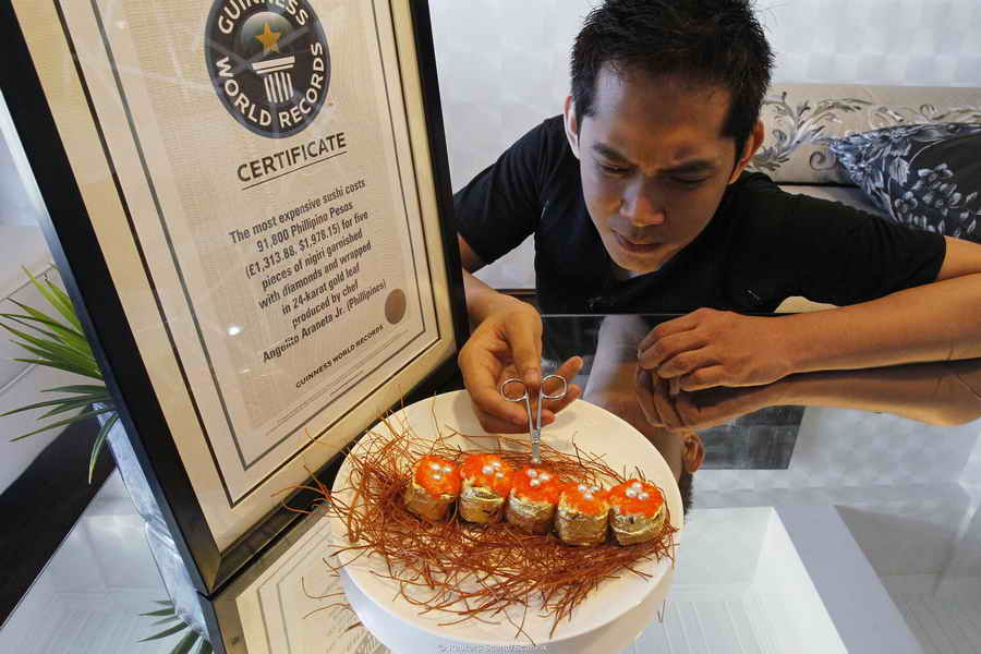 Самые дорогие суши в мире: как выглядят, с каких ингредиентов готовят фото2